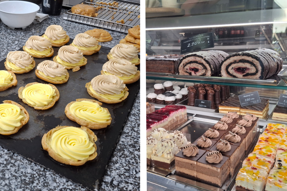 V Olajos dezerty pripravujú všetko z kvalitných surovín.