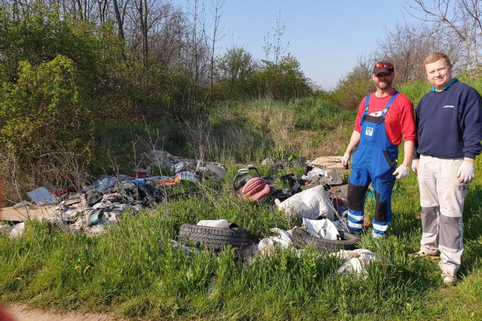 V Zvončíne sa minulé roky na jar podarilo vyzbierať poriadne kopy odpadu | Zdroj (2023): obec Zvončín
