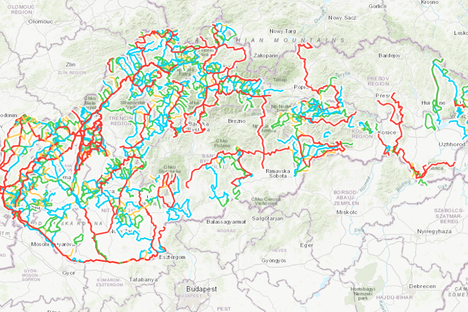 Vybrať si môžete z niekoľkých cyklotrás po celom Slovensku | Zdroj: Cykloportál