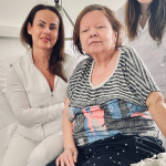 Pani Gabika s doktorkou v Hlohovci | Zdroj: Nemocnica AGEL Hlohovec