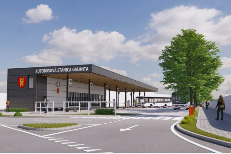 Vizualizácie stanice v Galante | Zdroj: Mesto Galanta