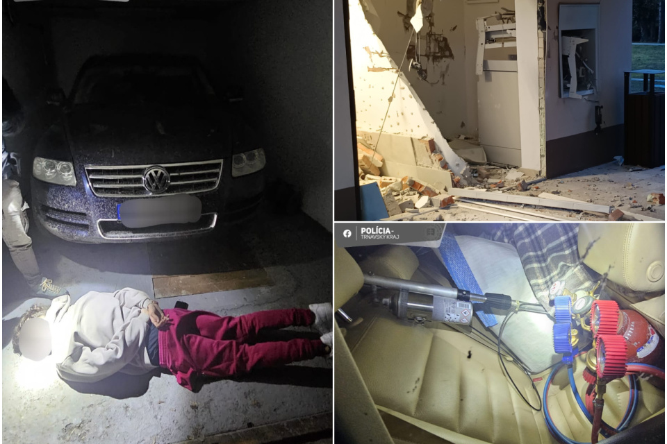 Páchatelia sa pokúsili auto s dôkazmi zlikvidovať, polícia však zasiahla skôr. | Foto: PZSR