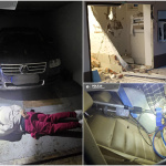 Páchatelia sa pokúsili auto s dôkazmi zlikvidovať, polícia však zasiahla skôr. | Foto: PZSR