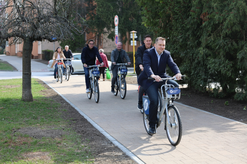 V Senici pribudli nové cyklochodníky, verejnosti ich mesto odovzdalo dnes | Zdroj: TS mesta Senica