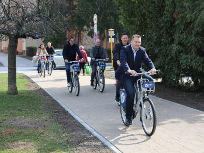 V Senici pribudli nové cyklochodníky, verejnosti ich mesto odovzdalo dnes | Zdroj: TS mesta Senica