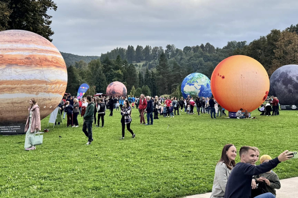 Vesmírne objekty uvidia návštevníci na oblohe aj na zemi | Foto: FB Hvezdáreň a planetárium M.R.Š.