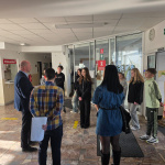 Mladí zo Serede na mestskom úrade | Zdroj: Mesto Sereď