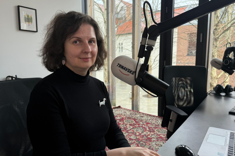 Etnologička na návšteve v Trnavskom rádiu | Foto: Trnavské rádio