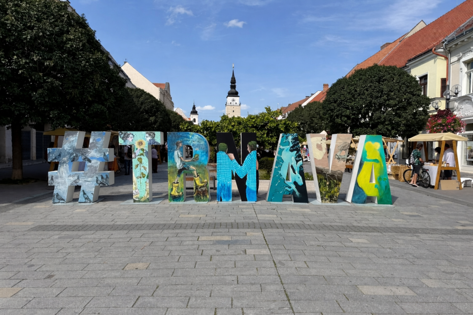 Minuloročný hešteg v téme dažďa, tento rok ho budú maľovať 26. apríla | Foto: redakcia
