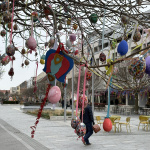 Zdobili ste už kraslice? Je už najvyšší čas (ozdobená pešia zóna v TT) | Foto: redakcia