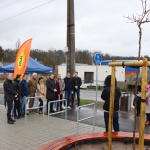 Otvorenia cyklotrás sa zúčastnili primátor a zástupca primátora Senice, starostovia dotknutých obcí, zástupcovia realizátorských spoločností, projektová manažérka a vedúci Oddelenia dopravy a výstavby Mestkého úradu Senica | Zdroj: TS mesta Senica  