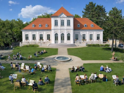 Jeden z moodboardov zaslaných do súťaže o priestory | Zdroj: Mesto Trnava