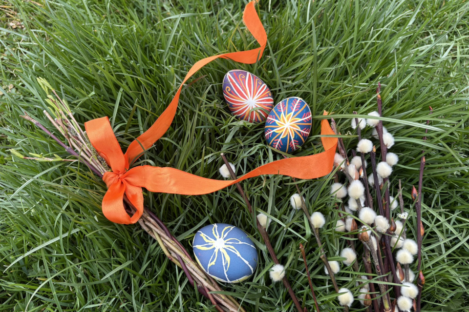 Zdobené vajíčka boli výslužkou pre šibačov, dnes je to dekorácia | Foto: Michaela Martišíková, redakcia