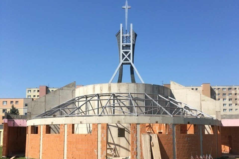 Nový kostol je vo výstavbe. l Foto: ABU