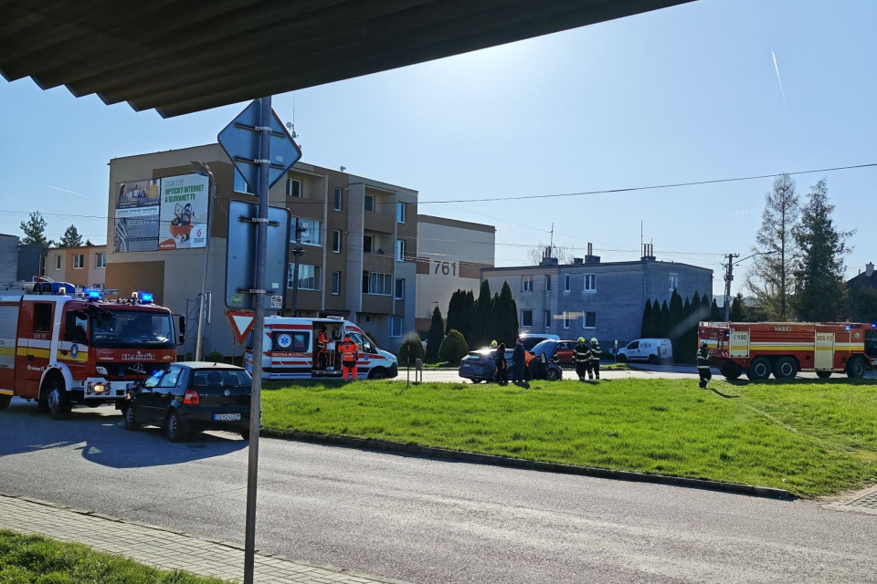 Nehoda v Jablonici | Zdroj: Dopravný servis SE, SI a okolie