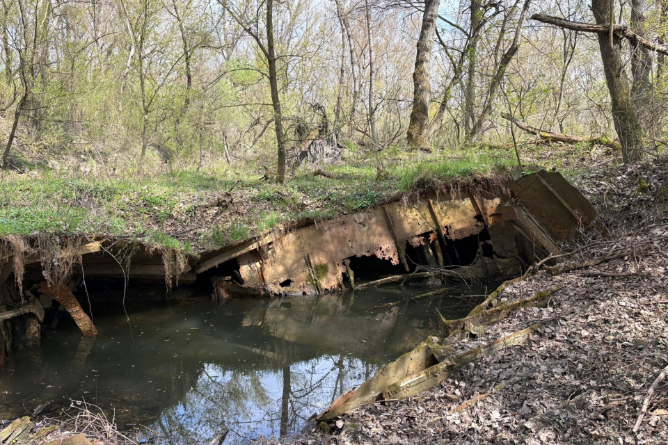 Vrak lode na juhu Trnavského kraja | Foto: Trnavské rádio