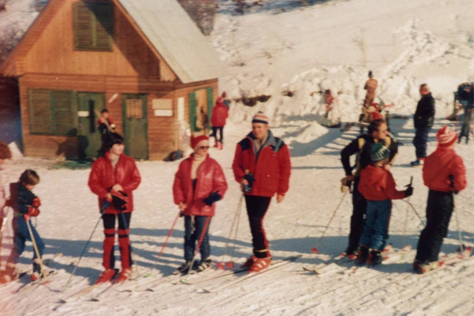 V minulosti sa dalo lyžovať aj na Ahoji. l Zdroj: Piešťany History