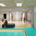 Chodba v budove školy | Zdroj: Archinfo