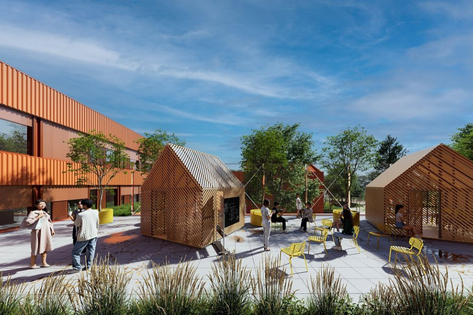 Vizualizácia exteriérovej triedy | Zdroj: Archinfo