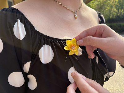 Na koho myslíte, keď si pripínate narcis? | Foto: Michaela Martišíková, redakcia