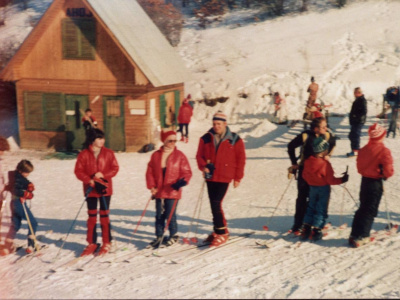 V minulosti sa dalo lyžovať aj na Ahoji. l Zdroj: Piešťany History