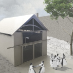 Vizualizácia komunitného domu v Kútoch | Zdroj: ARCHITEKTI BKPŠ