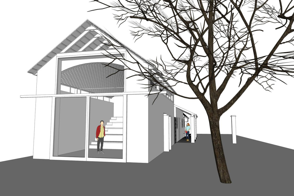 Ďalšia z vizualizácií komunitného domu | Zdroj: ARCHITEKTI BKPŠ