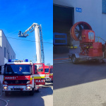 Kontrolovali strechu a zápasili s dymom. | Foto: HaZZ