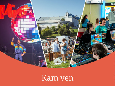 Aký bude váš program na víkend? | Zdroj foto: Miro Jaroš koncert, Trh starožitností Červený Kameň, PixelZest 2026