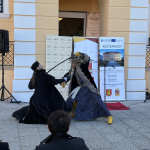 Slávnostné otvorenie sprevádzali ukážky historických bojov a tancov | Foto: Michaela Martišíková, redakcia 