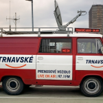 Ilustračná fotografia fiktívneho prenosového vozidla TAZ 1203 - On Air. | Foto: RomanM82, Wikimédia, Gemini AI