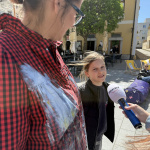 Malé ilustrácie na písmenu N vytvorila Alžbetka | Foto: Tomáš Buday