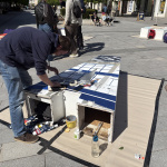 Posledné písmeno zachytáva železničnú stanicu v Trnave | Foto: Michaela Martišíková, redakcia