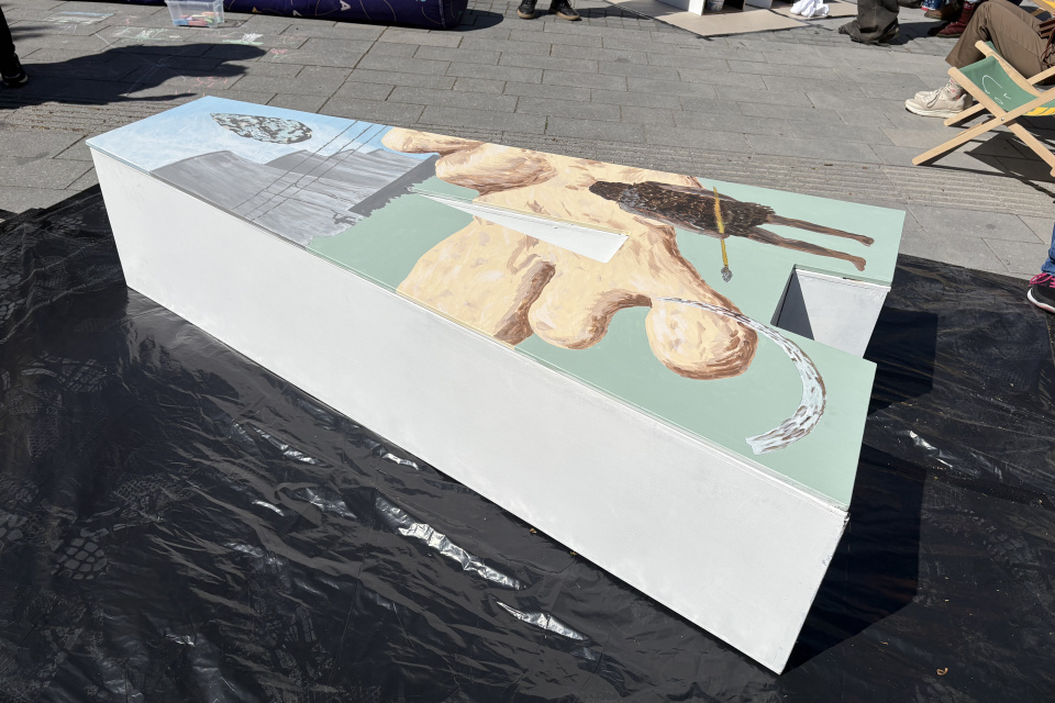 Každé písmeno nesie vlastný autorský podpis umelca | Foto: Michaela Martišíková, redakcia