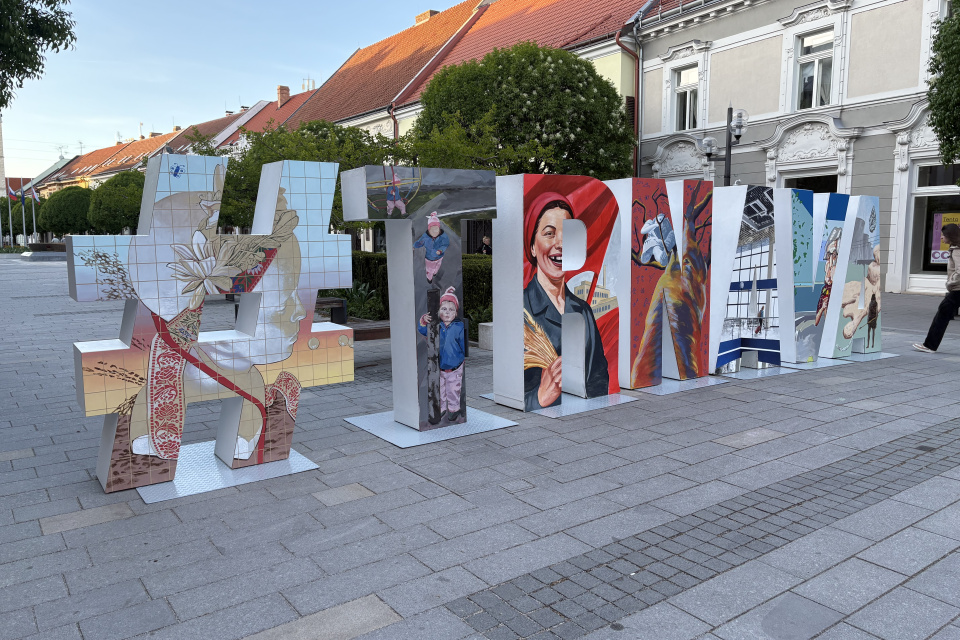 Nový hešteg už nájdete na pešej zóne | Zdroj Foto: Michaela Martišíková, redakcia