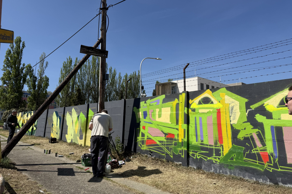 Na Skladovej sa maľovali graffiti | Zdroj: Trnavské rádio