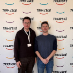 Koordinátor a študent na rozhovore v Trnavskom rádiu | Foto: Trnavské rádio