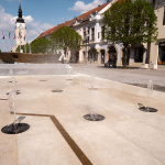 Fontána v centre Trnavy | Zdroj: Mesto Trnava