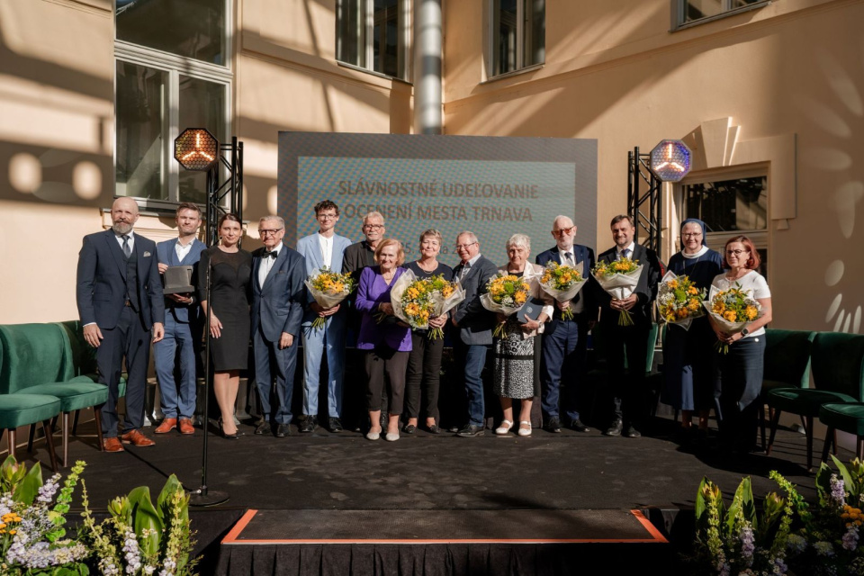 Laureáti ocenení mestom | Zdroj: Mesto Trnava