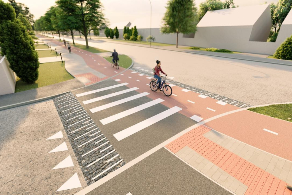 Takto vyzerá vizualizácia cyklochodníka | Zdroj: Mesto Piešťany