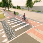 Takto vyzerá vizualizácia cyklochodníka | Zdroj: Mesto Piešťany