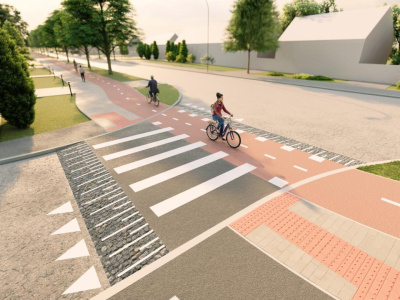 Takto vyzerá vizualizácia cyklochodníka | Zdroj: Mesto Piešťany