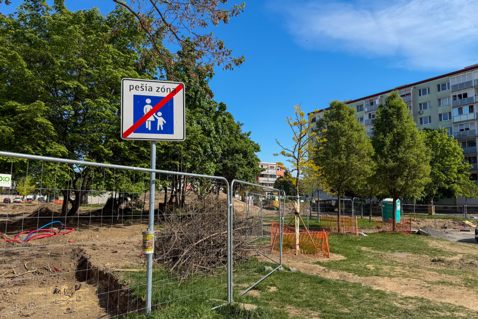Linčianska sa mení pred očami. (1. 5. 2026) | Foto: Pavol Holý, Trnavské rádio