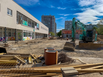Linčianska sa mení pred očami. (1. 5. 2026) | Foto: Pavol Holý, Trnavské rádio
