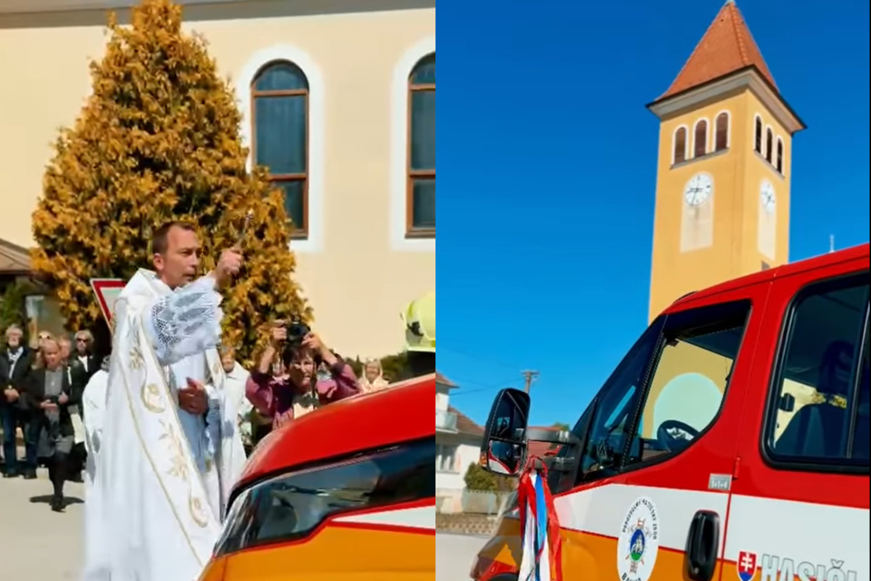 Posilu na výjazdy dostali v predvečer sviatku ich patróna, sv. Floriána. | Foto: Banka