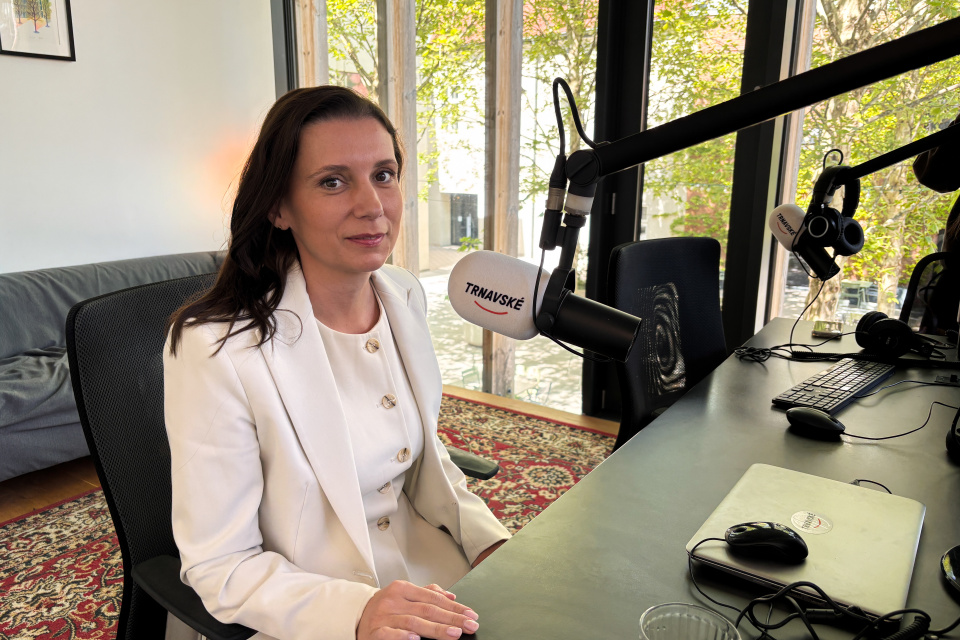 Eva Nemčovská v Trnavskom rádiu | Foto: Trnavské rádio