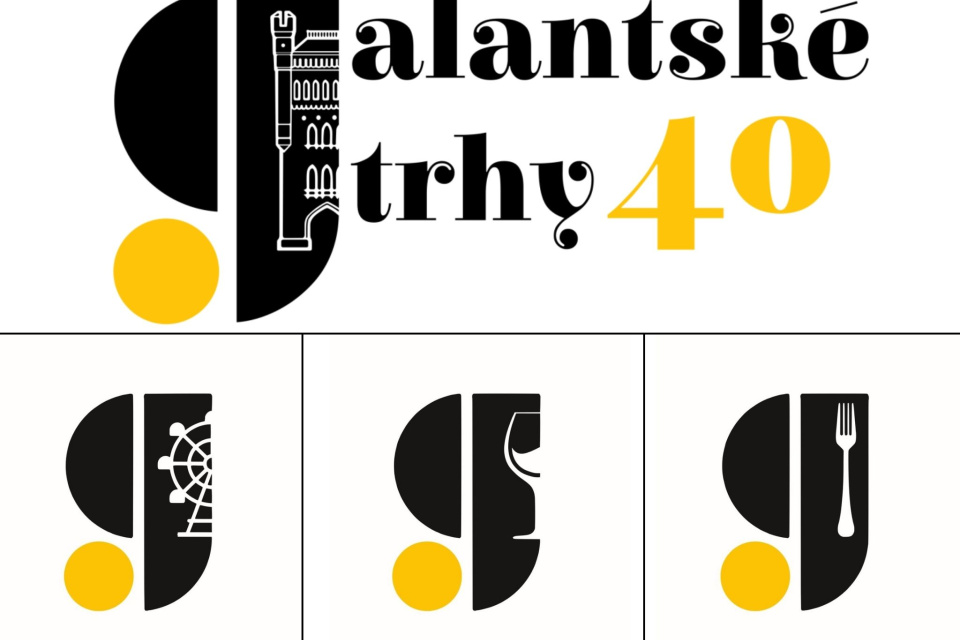 Nové logo Galantských trhov bude označovať aj jednotlivé zóny, čím sa zjednotí vizuál podujatia | Zdroj: mesto Galanta