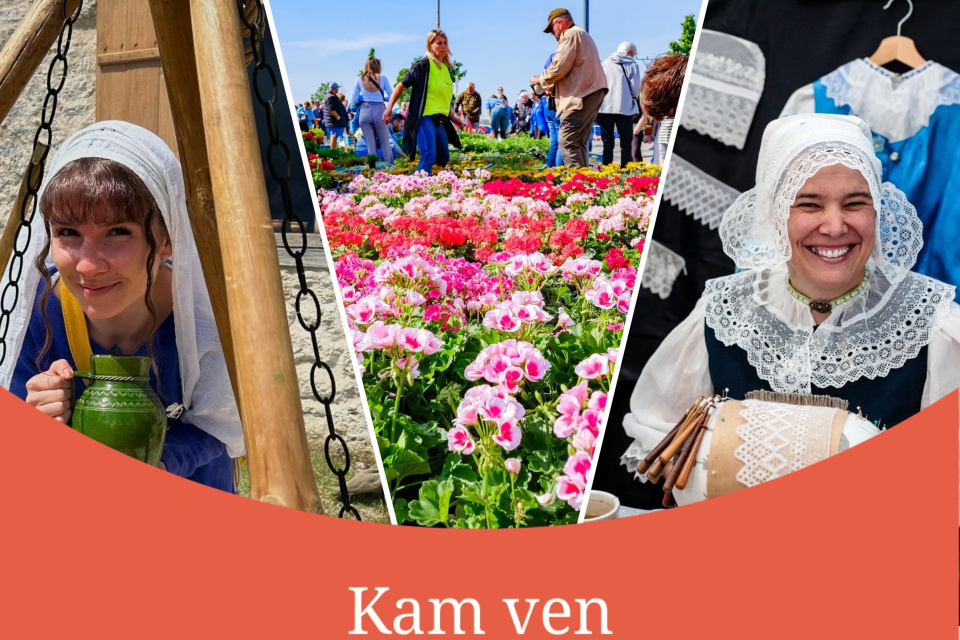 Aký bude váš program na víkend? | Zdroj foto: Hrad Tematín, Kvetinové dni v Kátove, Festival paličkovanej čipky