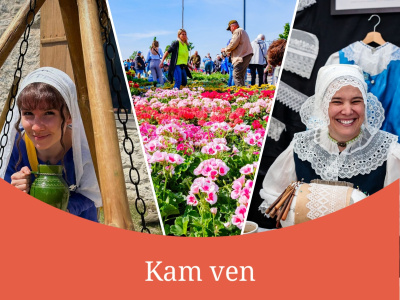 Aký bude váš program na víkend? | Zdroj foto: Hrad Tematín, Kvetinové dni v Kátove, Festival paličkovanej čipky