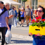 Piatok na Májovom kvete v centre Trnavy. | Foto: dv